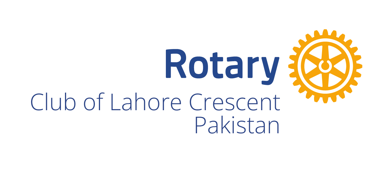 Rotary Club of Lahore Crescent Pakistan logo